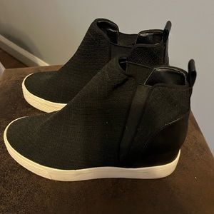 Cute black booties worn a handful of times. Stretchy material. Like brand new